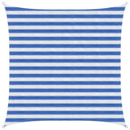 Telo Ombra Blu e Bianco 2 x 2 m HDPE