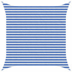 Telo Ombra Blu e Bianco 3 x 3 m HDPE