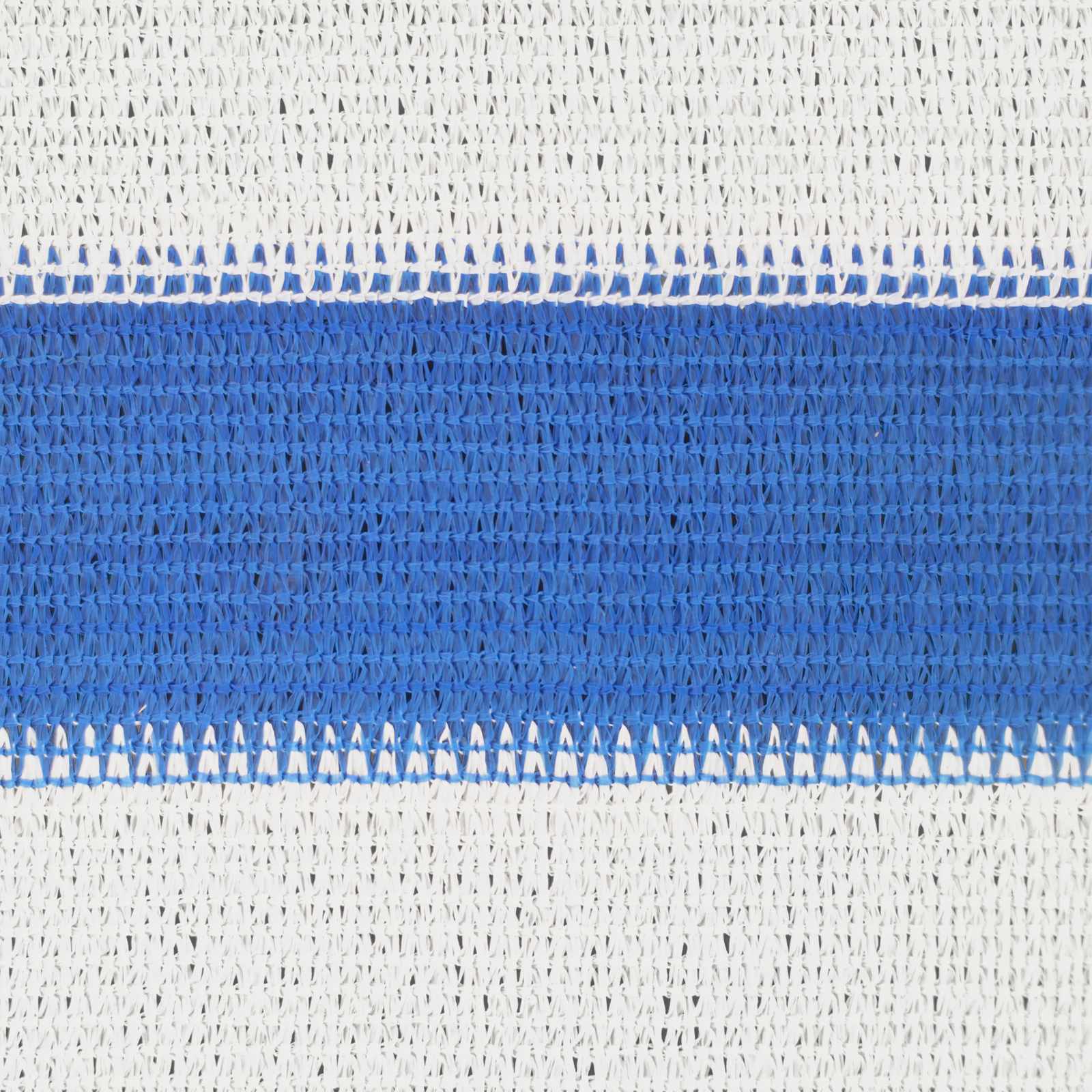 Telo Ombra Blu e Bianco 3,6 x 3,6 m HDPE