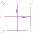 Telo Ombra Blu e Bianco 4,5 x 4,5 m HDPE