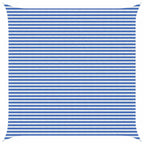 Telo Ombra Blu e Bianco 5 x 5 m HDPE