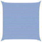 Telo Ombra Blu e Bianco 6 x 6 m HDPE