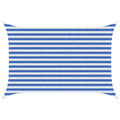 Telo Ombra Blu e Bianco 2 x 3,5 m HDPE