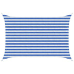 Telo Ombra Blu e Bianco 2 x 3,5 m HDPE