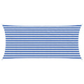 Telo Ombra Blu e Bianco 2 x 4,5 m HDPE