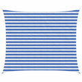Telo Ombra Blu e Bianco 2,5 x 3,5 m HDPE