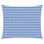 Telo Ombra Blu e Bianco 2,5 x 3,5 m HDPE