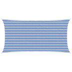 Telo Ombra Blu e Bianco 2,5 x 5 m HDPE