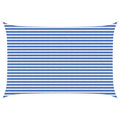 Telo Ombra Blu e Bianco 3 x 5 m HDPE