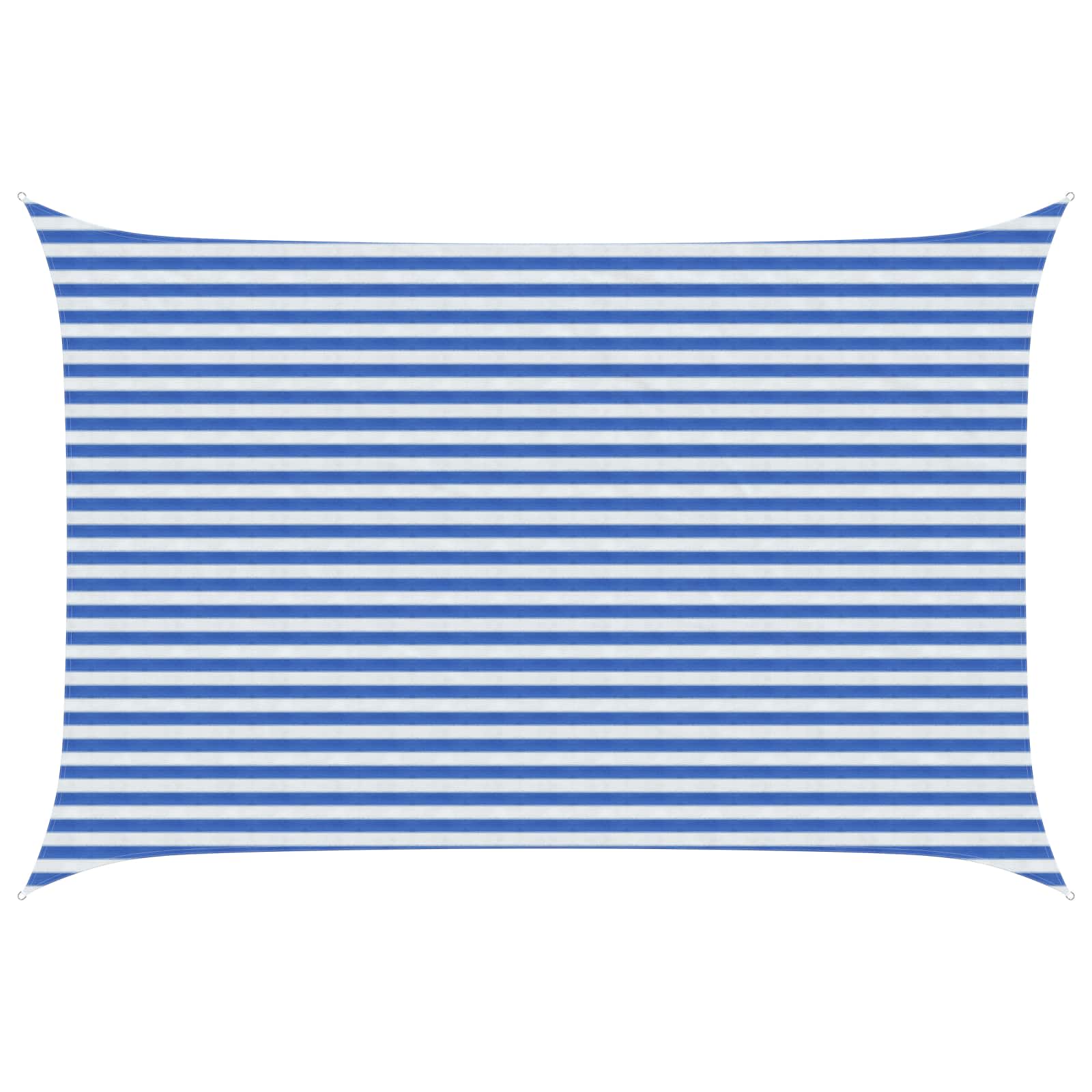 Telo Ombra Blu e Bianco 3 x 5 m HDPE