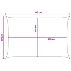 Telo Ombra Blu e Bianco 4 x 5 m HDPE