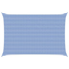 Telo Ombra Blu e Bianco 4 x 6 m HDPE