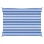 Telo Ombra Blu e Bianco 5 x 7 m HDPE