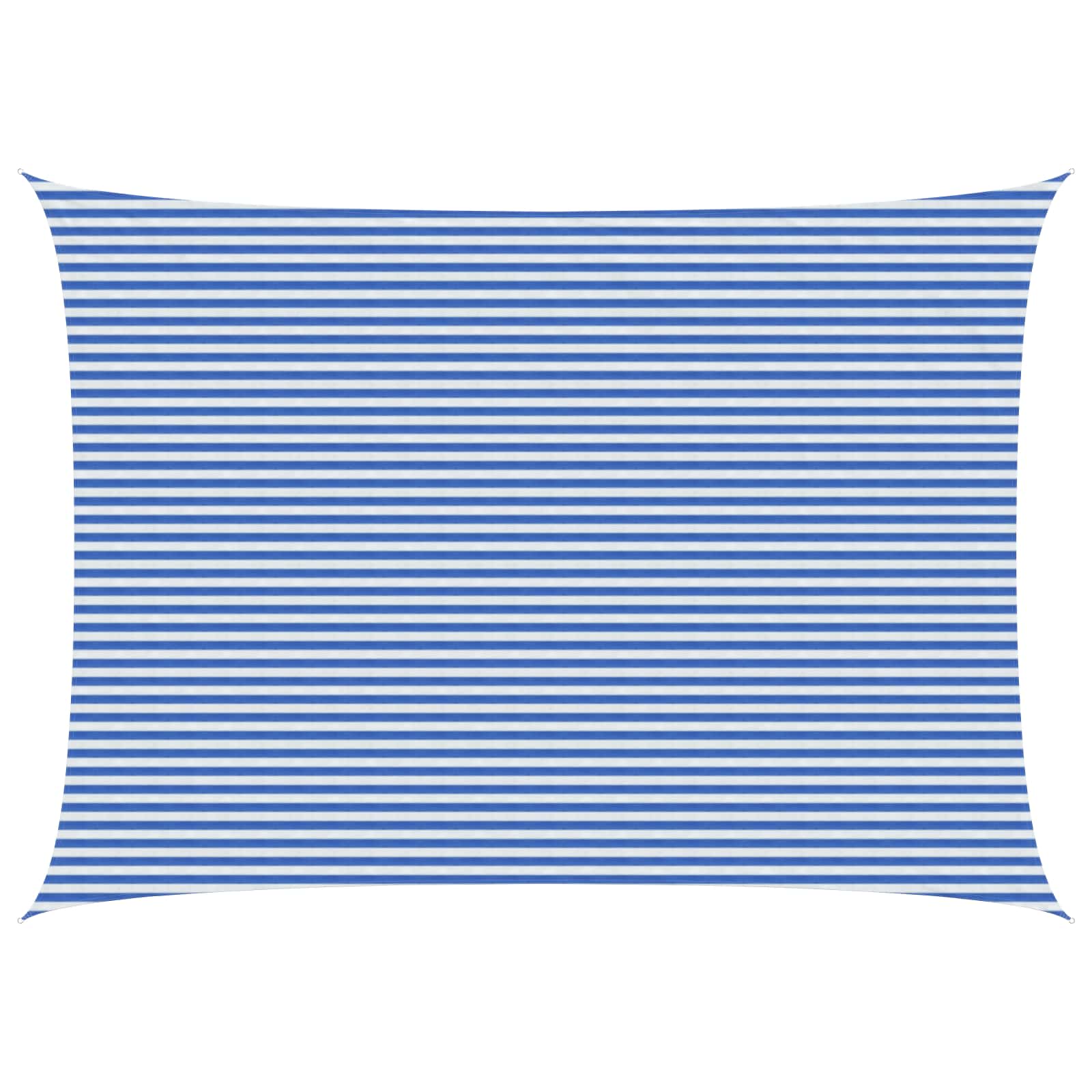 Telo Ombra Blu e Bianco 5 x 8 m HDPE