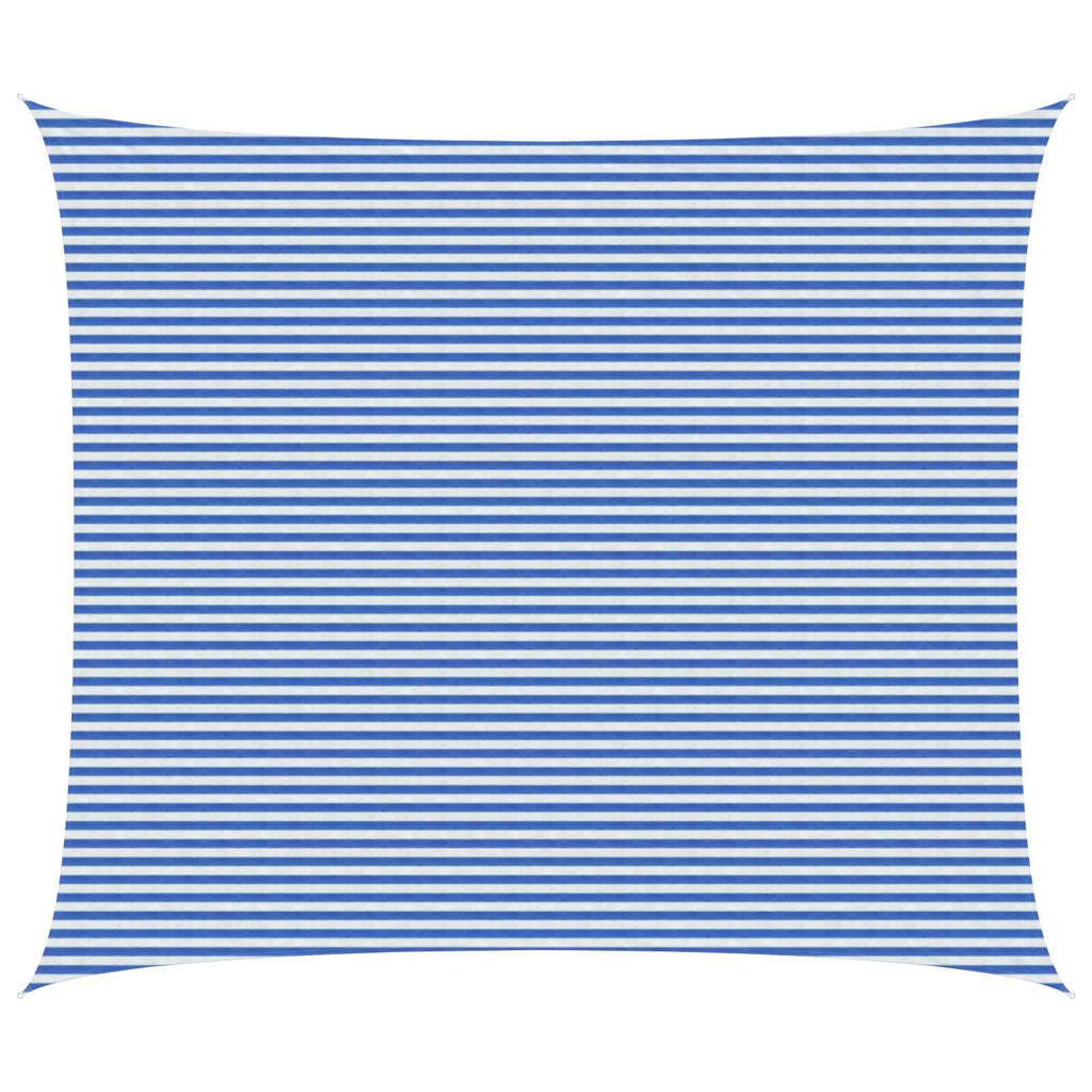 Telo Ombra Blu e Bianco 6 x 7 m HDPE