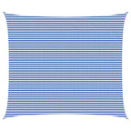Telo Ombra Blu e Bianco 6 x 7 m HDPE