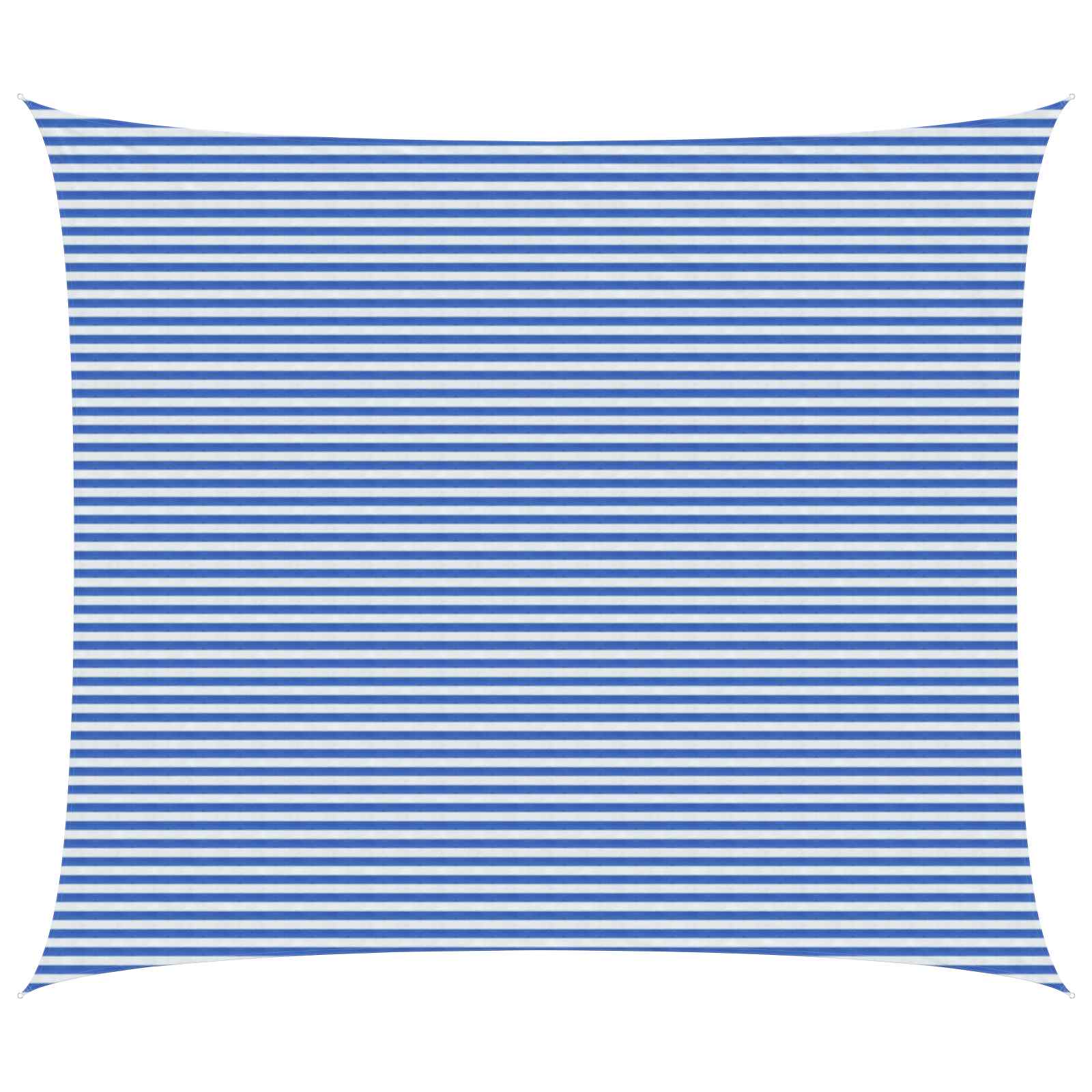 Telo Ombra Blu e Bianco 6 x 7 m HDPE