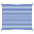 Telo Ombra Blu e Bianco 6 x 8 m HDPE