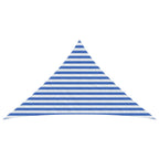 Telo Ombra Blu e Bianco 2,5 x 2,5 x 3,5 m HDPE