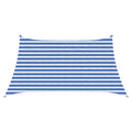 Telo Ombra Blu e Bianco 3 / 4 x 2 m HDPE
