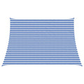 Telo Ombra Blu e Bianco 3 / 4 x 3 m HDPE