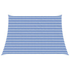 Telo Ombra Blu e Bianco 4 / 5 x 3 m HDPE