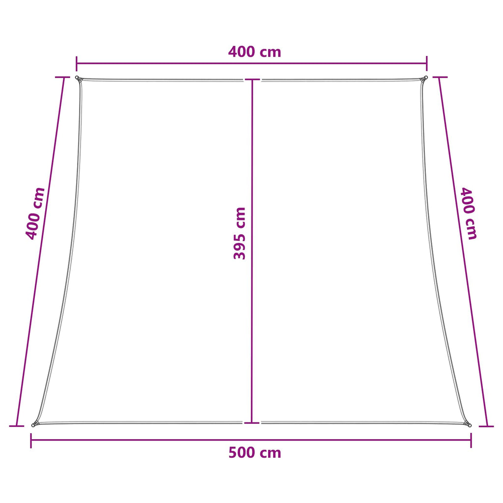 Telo Ombra Blu e Bianco 4 / 5 x 4 m HDPE