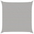 Telo Ombra Grigio chiaro e bianco 6 x 6 m HDPE