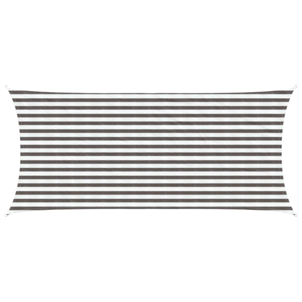 Telo Ombra Grigio chiaro e bianco 2 x 5 m HDPE