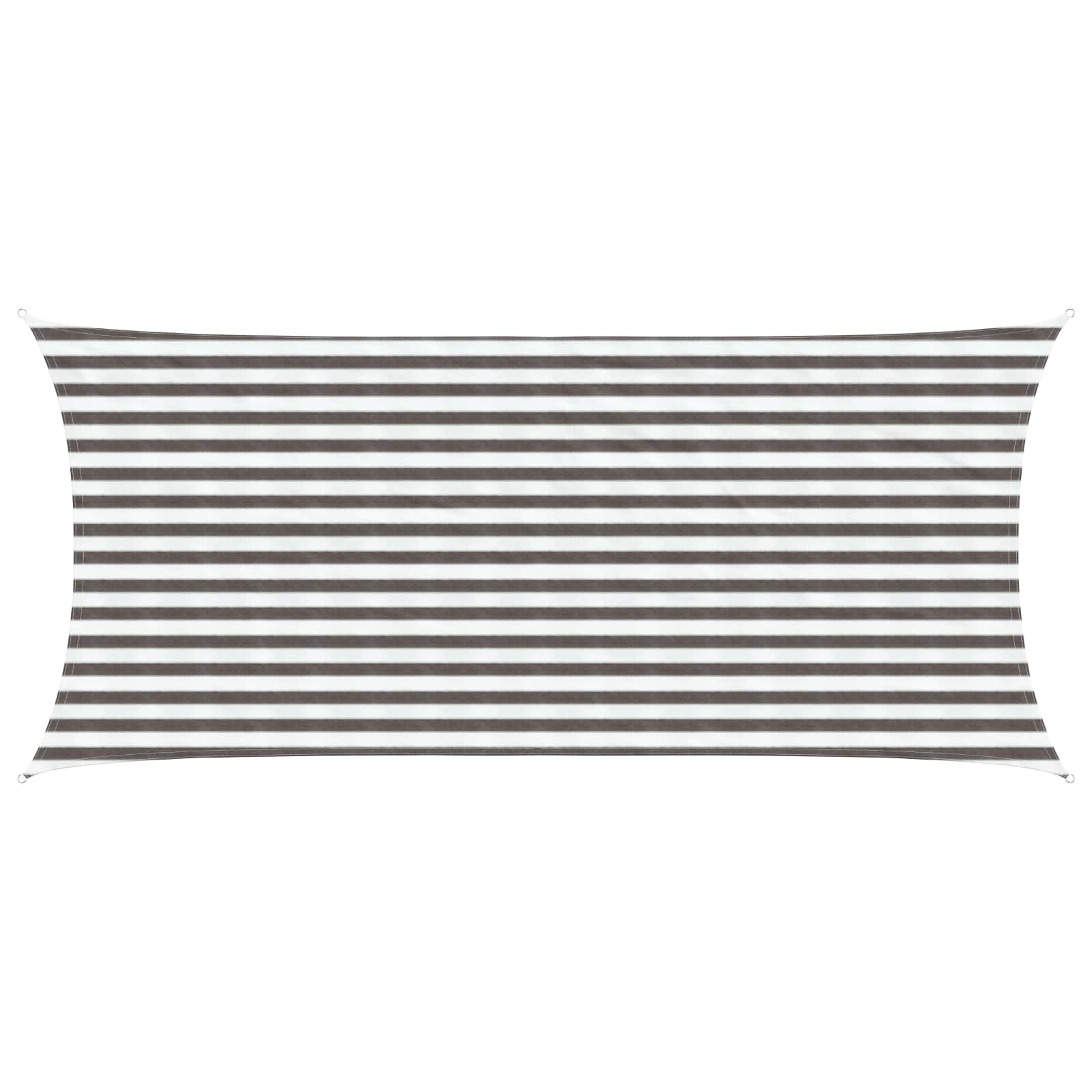 Telo Ombra Grigio chiaro e bianco 2 x 5 m HDPE