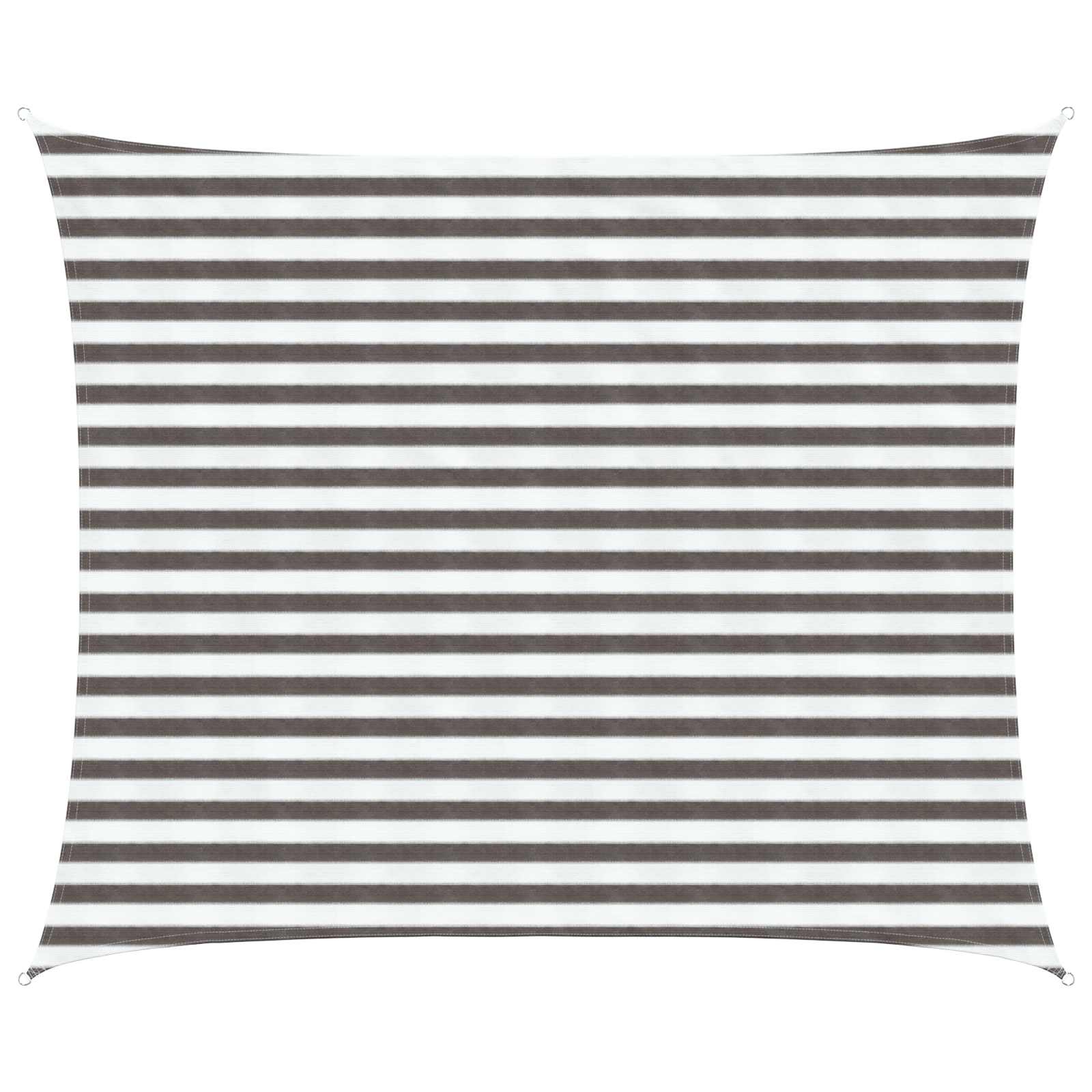 Telo Ombra Grigio chiaro e bianco 2,5 x 3,5 m HDPE