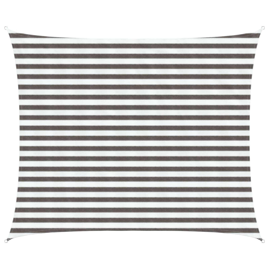 Telo Ombra Grigio chiaro e bianco 2,5 x 4 m HDPE