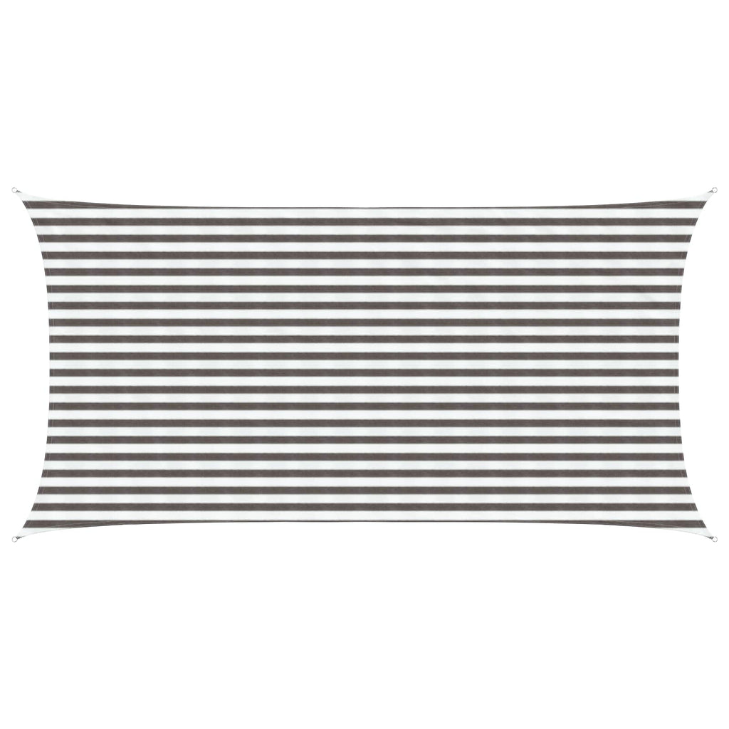 Telo Ombra Grigio chiaro e bianco 2,5 x 4,5 m HDPE