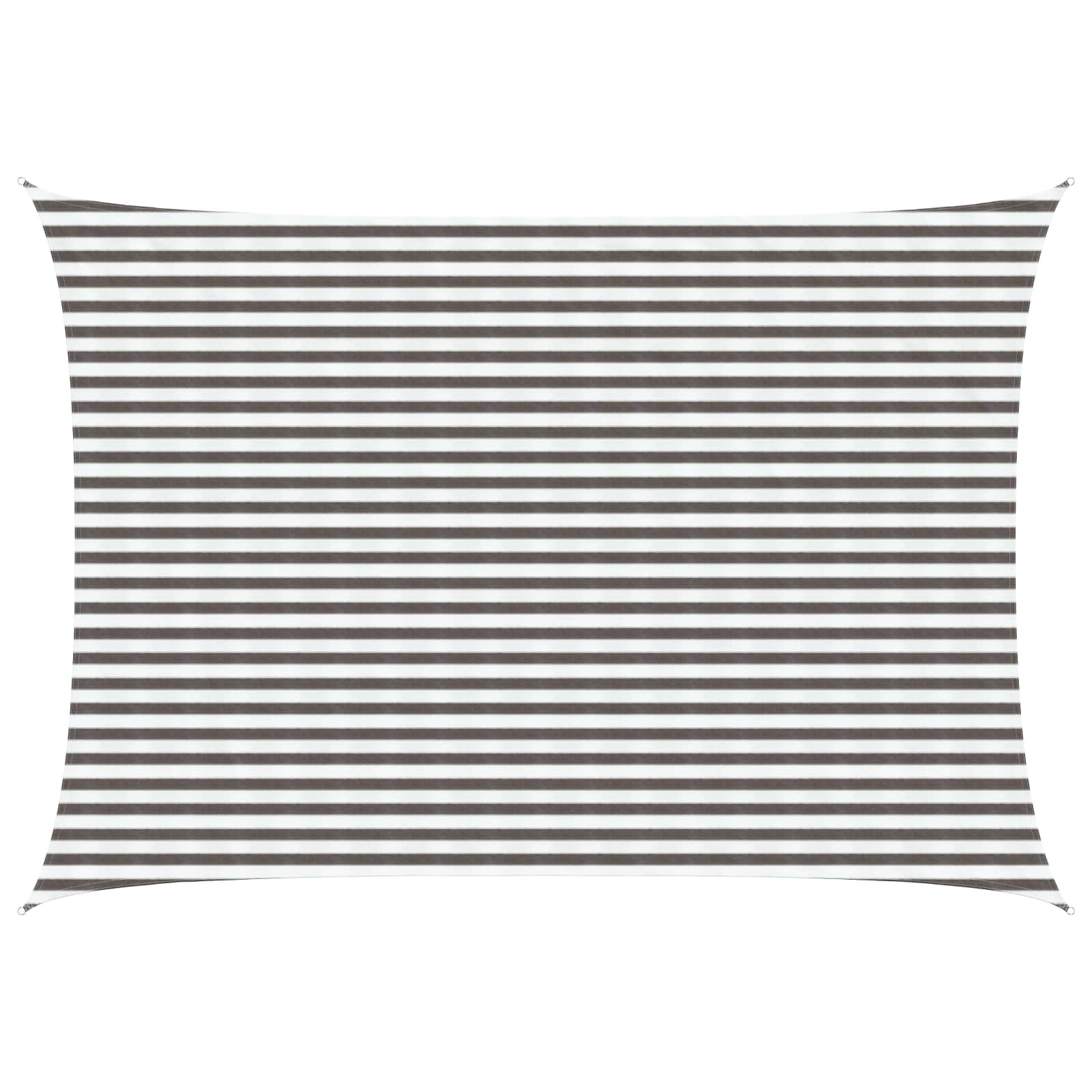 Telo Ombra Grigio chiaro e bianco 3,5 x 4,5 m HDPE
