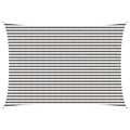 Telo Ombra Grigio chiaro e bianco 3,5 x 5 m HDPE