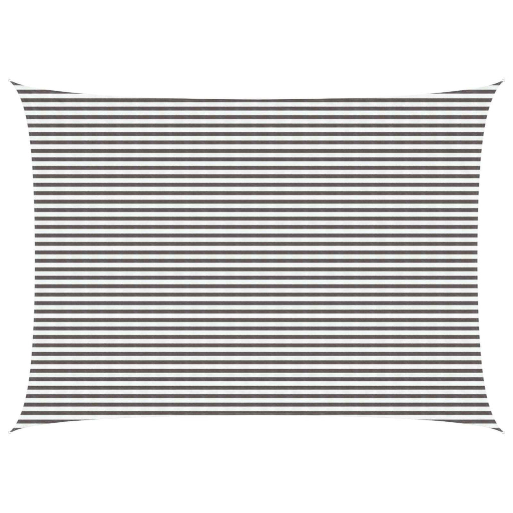 Telo Ombra Grigio chiaro e bianco 5 x 7 m HDPE