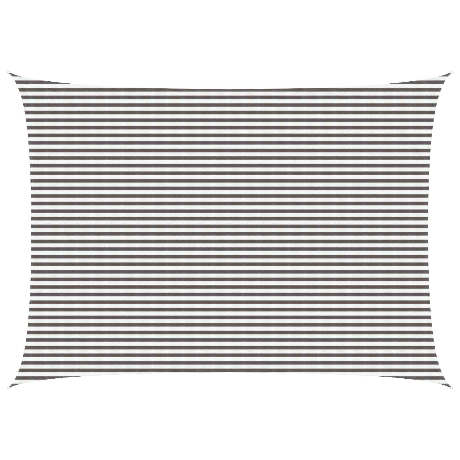Telo Ombra Grigio chiaro e bianco 5 x 8 m HDPE