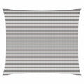 Telo Ombra Grigio chiaro e bianco 6 x 7 m HDPE