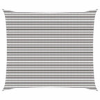 Telo Ombra Grigio chiaro e bianco 6 x 8 m HDPE