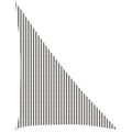Telo Ombra Grigio chiaro e bianco 4 x 5 x 6,8 m HDPE