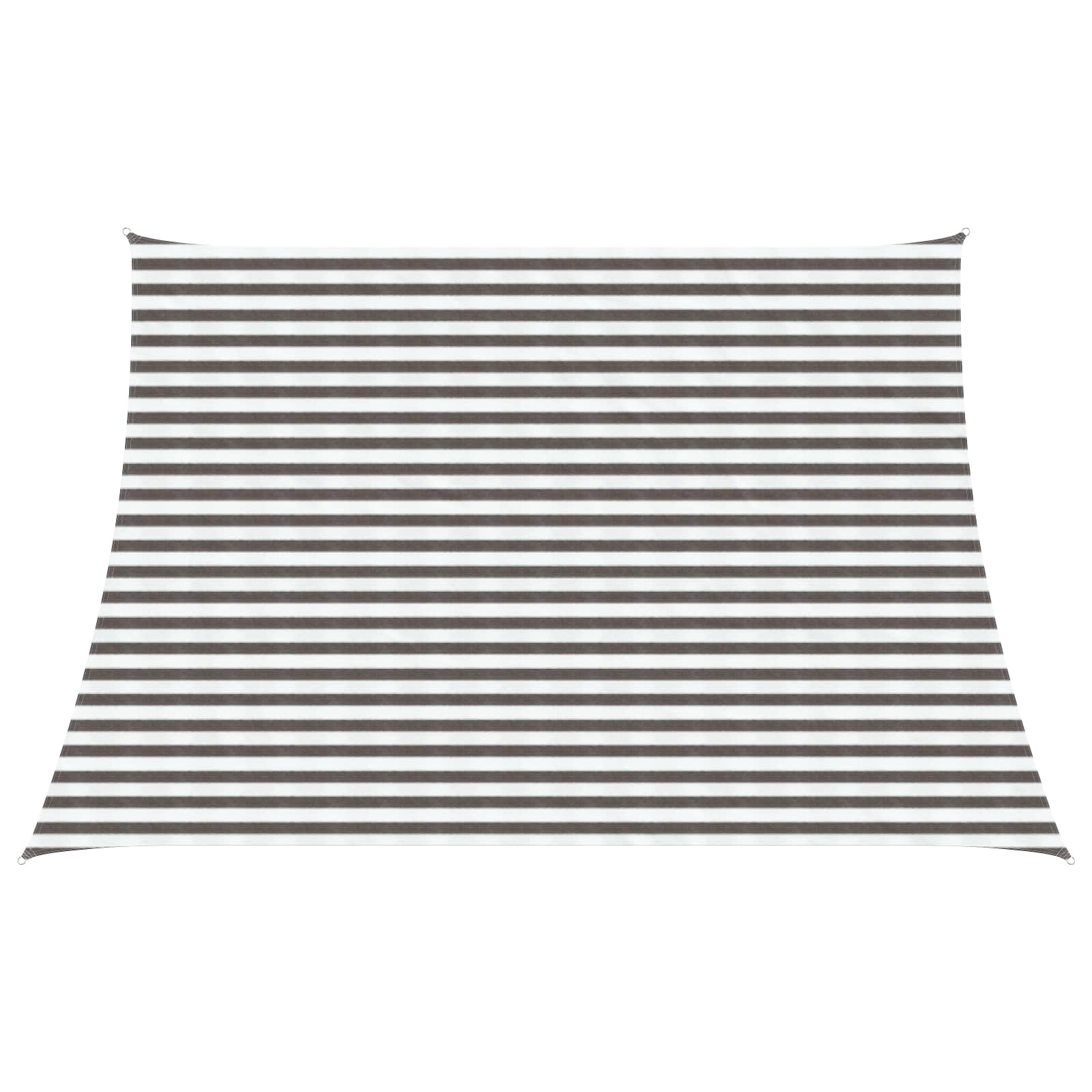 Telo Ombra Grigio chiaro e bianco 3 / 4 x 3 m HDPE
