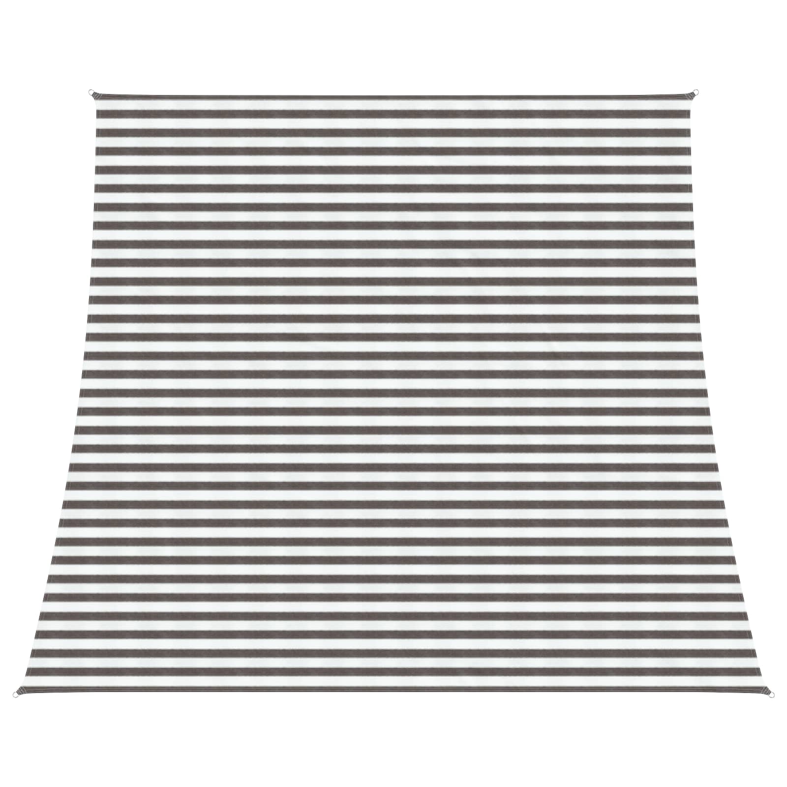 Telo Ombra Grigio chiaro e bianco 4 / 5 x 4 m HDPE