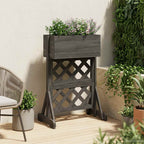 Trellis da Giardino Verticale Grigio 48 x 30 x 70,5 cm