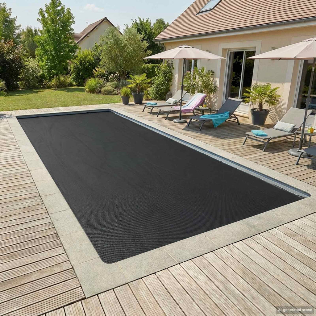 Copertura solare per piscina 1000 x 500 cm 110 μm Quadrato PE