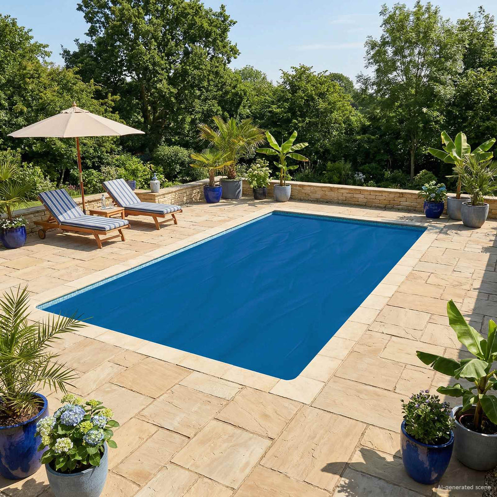 Copertura solare per piscina 1000 x 500 cm 110 μm Quadrato PE