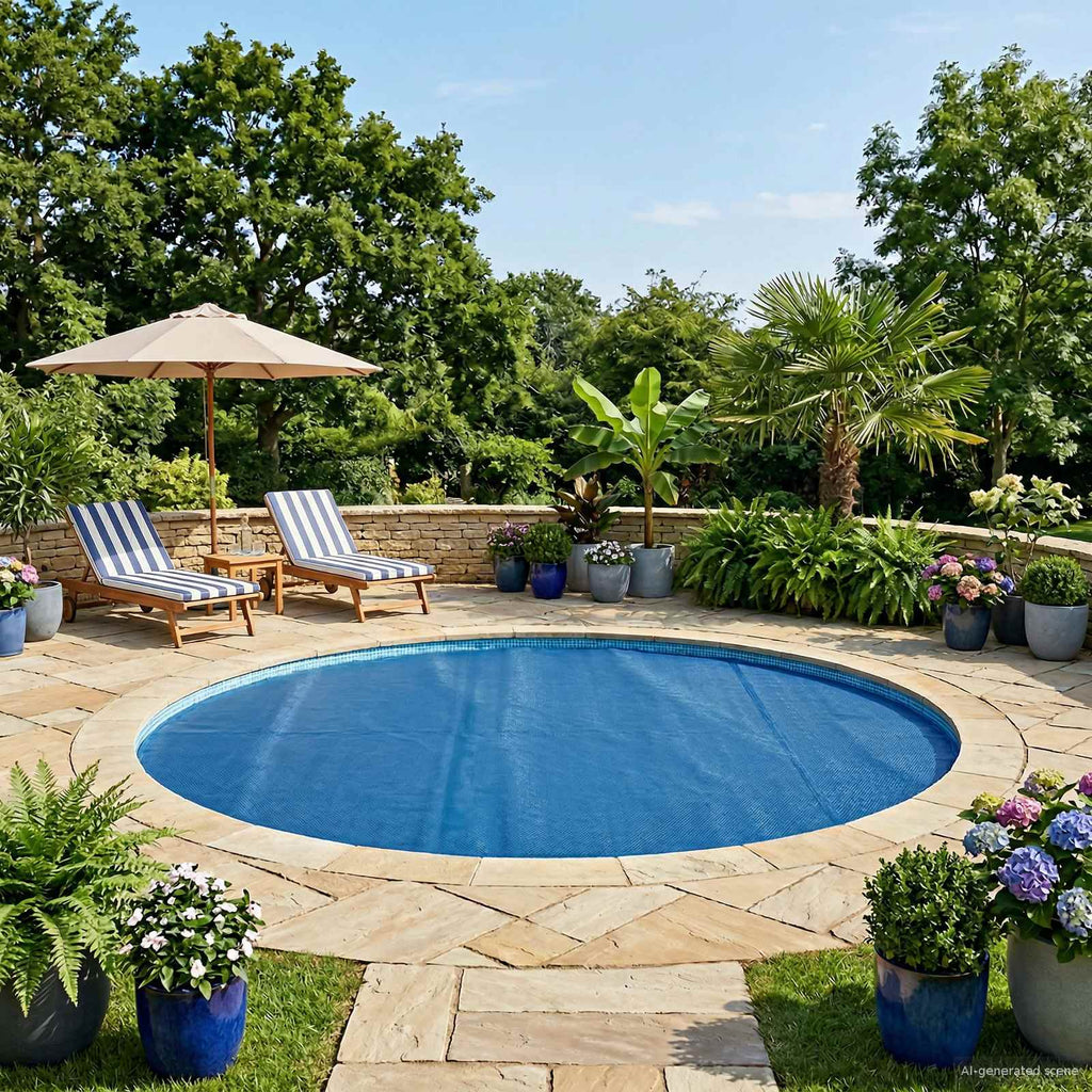 Copertura Solare per Piscina di Alta Qualità Ø 455 cm 200 μm