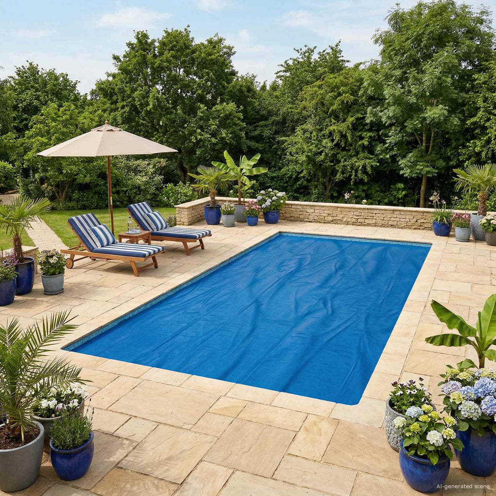 Copertura solare per piscina 800 x 400 cm 110 μm Quadrato PE
