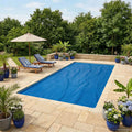 Copertura solare per piscina 800 x 400 cm 110 μm Quadrato PE