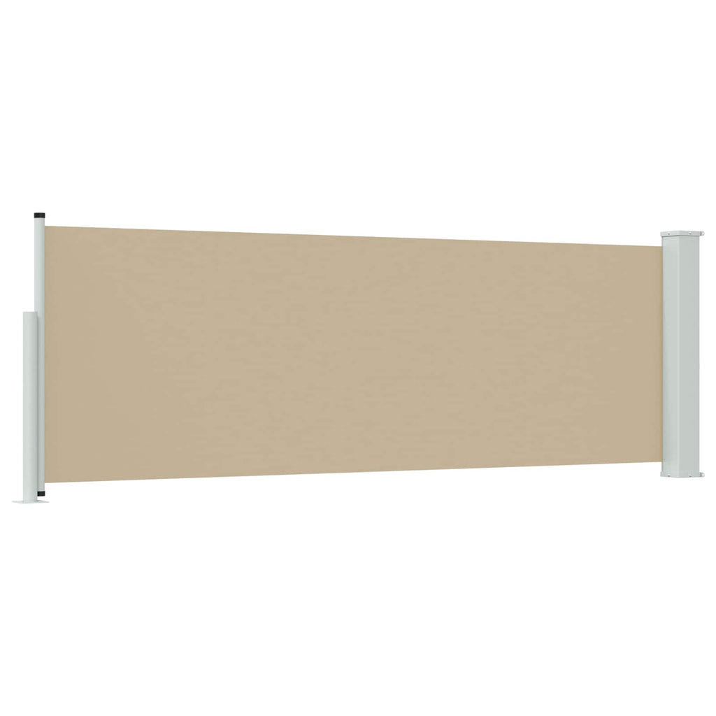Tenda laterale retrattile Beige 300 x 100 cm Poliestere