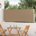 Tenda laterale retrattile Tortora 300 x 100 cm Poliestere